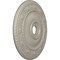 Ekena Millwork Logan Ceiling Medallion (Fits Canopies up to 6 1/8"), 24 1/4"OD x 3 7/8"ID x 2"P, Pearl White CM24LO1PWS - alternate 4